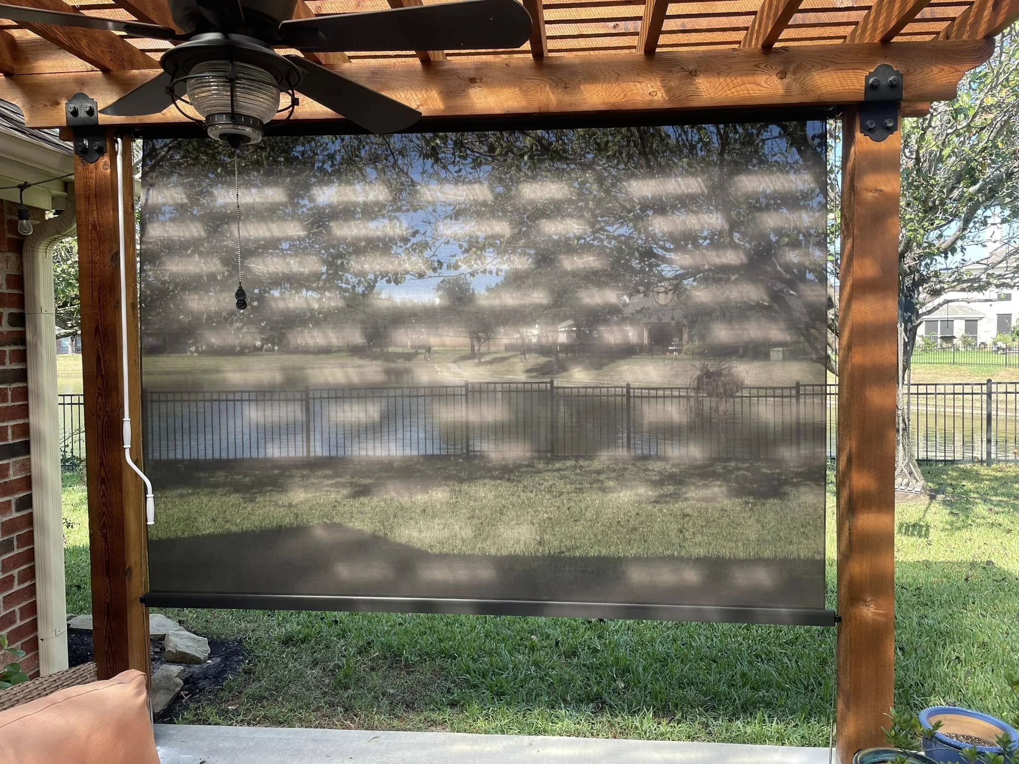 Designer Colors open roller shade fabric