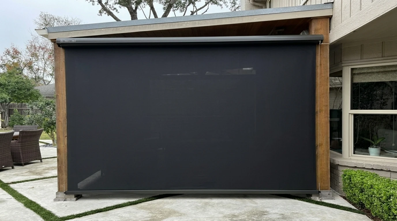 Privacy & Blockout open roller shade fabric