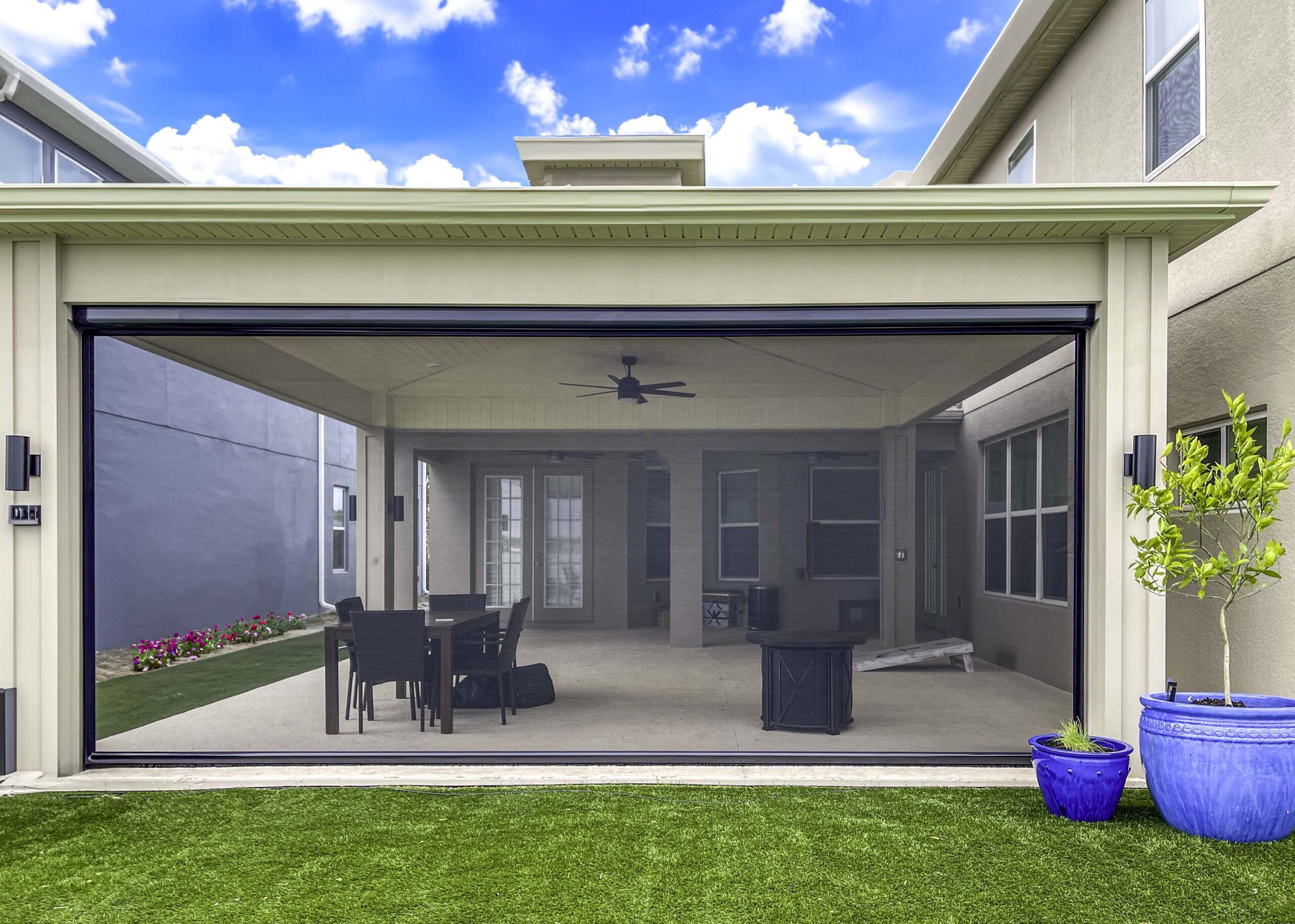 Motorized Patio Shade in Houston TX