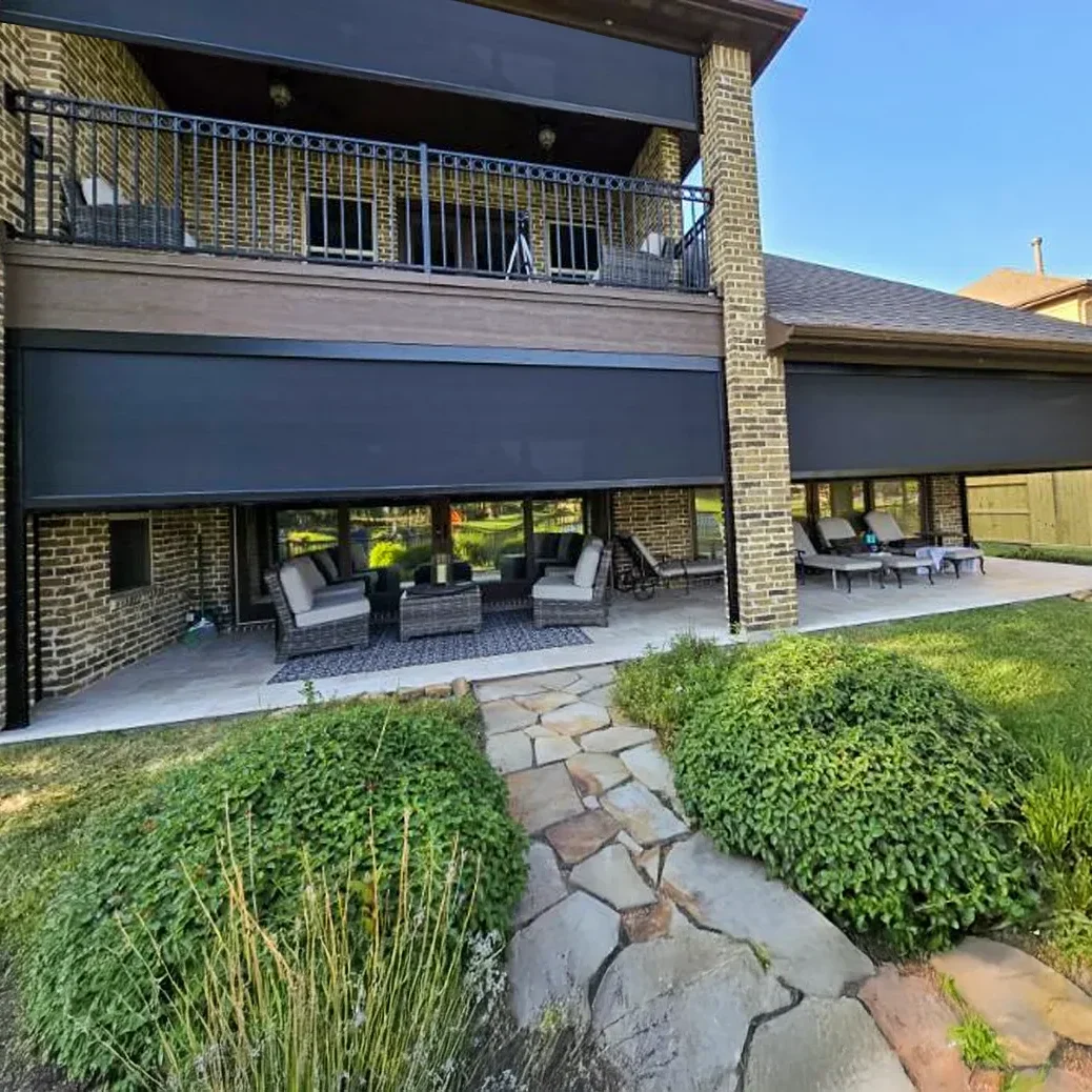 retractable motorized patio screen