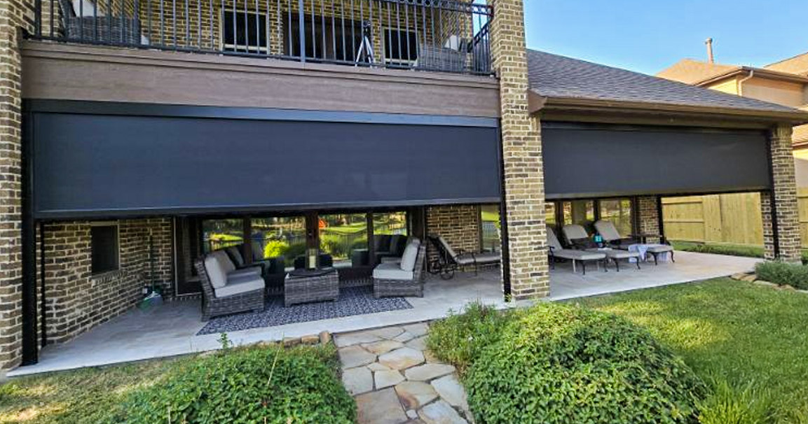 retractable motorized patio screen